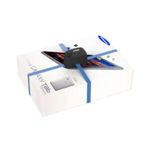 Antivol pour produit sous cerclage.